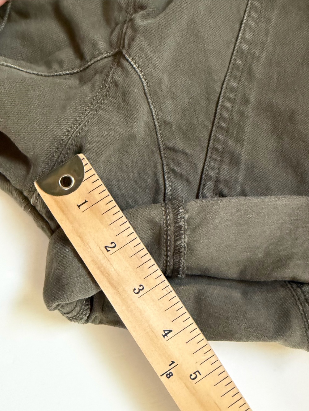 We The FreeHigh Roller Shortalls Romper Overalls Olive Green Oversized Size XS - Picture 7 of 11